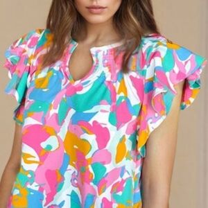 Vibrant Multicolor Women's Blouse